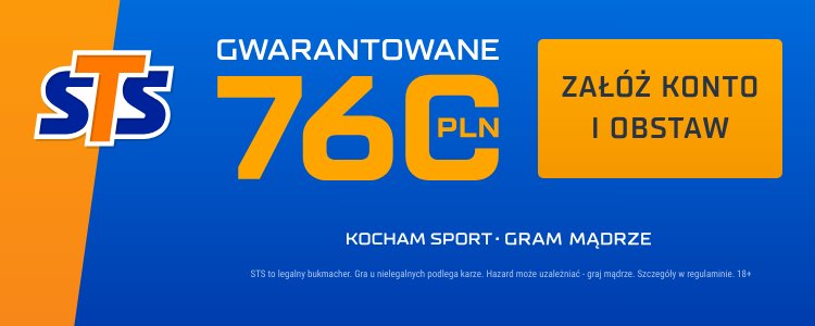 Baner pakietu powitalnego STS - gwarantowane 760 PLN