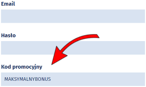 Kod promocyjny eWinner można wpisać w dedykowanym polu w panelu rejestracji Gdzie wpisać kod promocyjny eWinner?