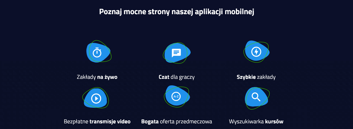 Aplikacja mobilna forBET ma wiele przydatnych funkcjonalności forBET - aplikacja mobilna