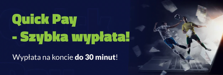 W forBET szybkie wypłaty wygranych realizowane są do 30 minut forBET - szybkie wypłaty