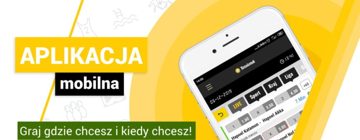 W Totolotku można obstawiać poprzez szybką aplikację mobilną Totolotek - aplikacja mobilna