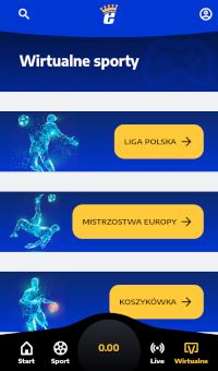 W eWinner przez apkę obstawimy też różne sporty wirtualne Aplikacja bukmacherska eWinner