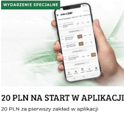 Bukmacher Noblebet oferuje bonus powitalny na start w aplikacji Noblebet - bonus na grę w aplikacji