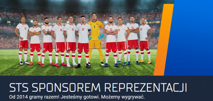 Oferta piłki nożnej w STS jest obszerna, a bukmacher jest sponsorem m.in. piłkarskiej reprezentacji Polski STS - oferta piłki nożnej