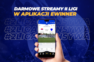 Streaming meczów 2. ligi piłkarskiej dostępny jest w eWinner za darmo eWinner - oferta transmisji