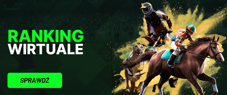 Promocyjna oferta Totalbet zawiera specjalne promocje dedykowane sportom wirtualnym Totalbet - oferta na sporty wirtualne