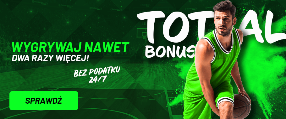 Oferta Totalbet to także liczne promocje i bonusy bukmacherskie Totalbet - oferta promocji