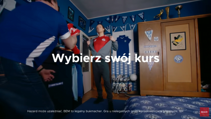 Hasło kampanii Betclic brzmi  Betclic - reklama