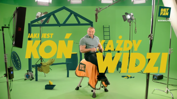 Mariusz Pudzianowski jako ambasador Betfan często występuje w materiałach reklamowych bukmachera Betfan i Mariusz Pudzianowski - reklama