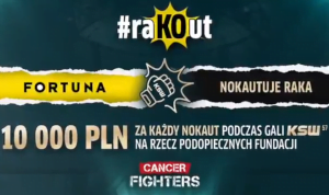 Udział bukmachera Fortuna w akcji charytatywnej #rakout miał także wymiar promocyjny Fortuna - akcja #rakout