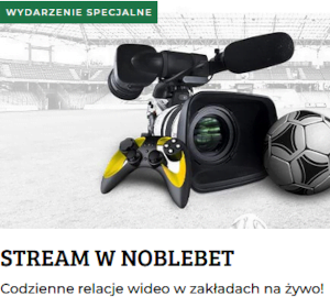 Transmisje w Noblebet są w bardzo dobrej jakości, a dostepne są zupełnie za darmo Noblebet - opinie o transmisjach