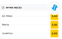 Niebieska ikonka oznacza, że można skorzystać z cash-outu Betclic - aplikacja i cashout