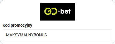 Zakładając konto gracza w GO+bet w polu "kod promocyjny" należy wpisać wskazany kod GOplusbet kod promocyjny