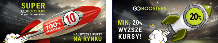 Kursy GO+bet są często zwiększane dzięki specjalnym boostom kursowym GO+bet - opinie o promocjach kursowych