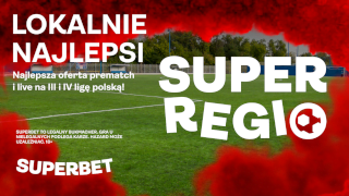 Superbet ma m.in. wyjątkowo obszerną ofertę zakładów na lokalną piłkę nożną w Polsce Bukmacher Superbet - oferta zakładów na piłkę nożną