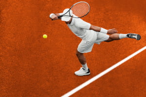 W tenisie ziemnym niemal cała odpowiedzialność za wynik meczu spada na indywidualnego zawodnika Przewidywalność sportu - tenis ziemny