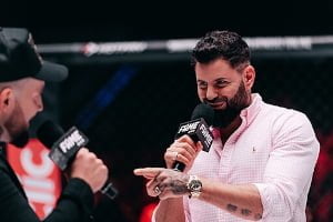 Wojciech Gola i Michał Baron należą do współwłaścicieli Fame MMA, a czasem są też uczestnikami walk Fame MMA - Wojciech Gola