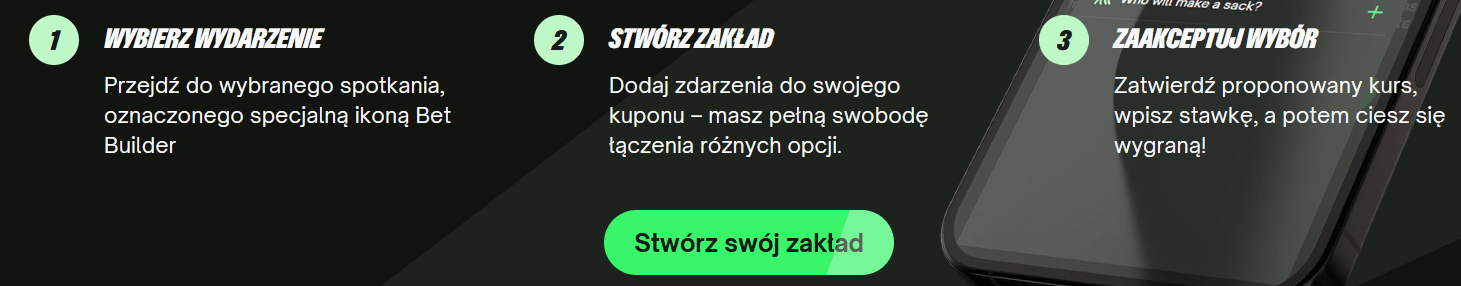 Zakłady "Betbuilder" ComeOn są łatwe w przygotowaniu Betbuilder ComeOn