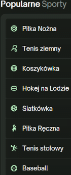 Zakłady bukmacherskie na najbardziej popularne sporty są w ComeOn wyróżnione ComeOn - zakłady bukmacherskie na popularne sporty