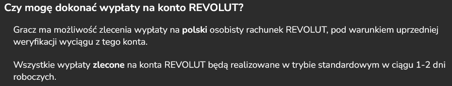 W PZBuk dostępne są wypłaty na konto Revolut Revolut w PZBuk