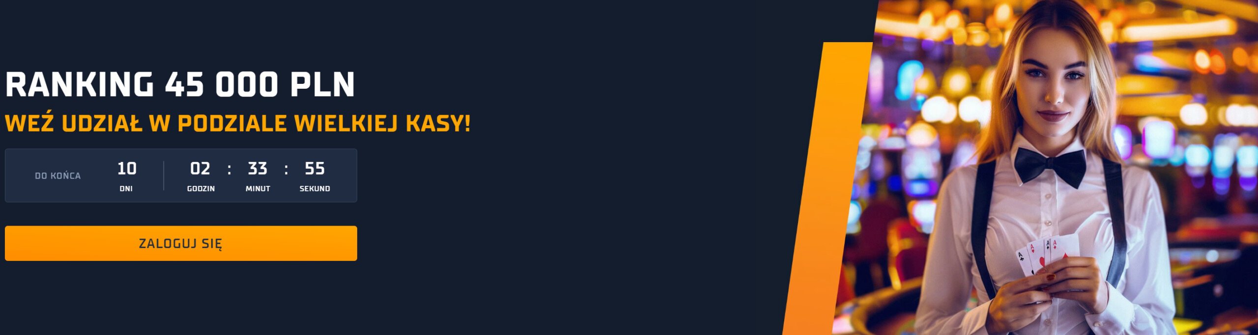 Ranking 45 000 PLN w STS - weź udział w podziale wielkiej kasy! Krupierka BetGames