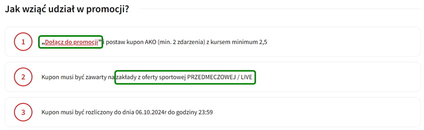 Jak wziąć udział w promocji FUKS Liga bukmachera Fuksiarz? Trzy kroki do wykonania.