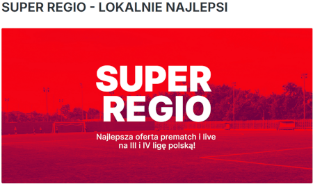 Superbet ma bardzo ciekawą ofertę zakładów na niższe piłkarskie ligi polskie Zakłady na piłkę nożną w Superbet