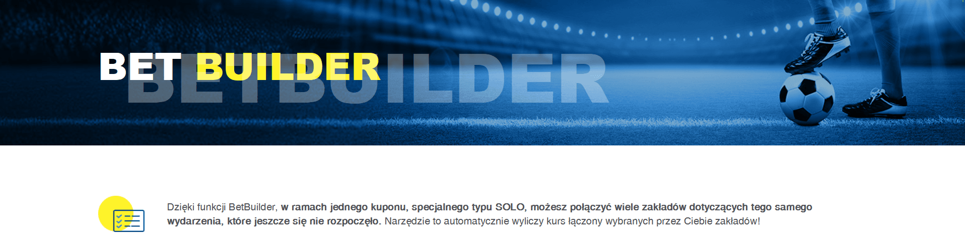 Betbuilder dostępny jest w Betcris m.in. dla meczów piłki nożnej Betcris - oferta betbuilder