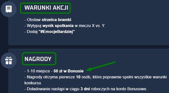 Konkursy na czacie w STS - warunki akcji i nagrody.