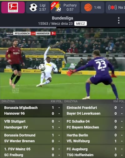 Zakłady na wirtualną Bundesligę to okazja by zobaczyć jeszcze raz najlepsze akcje tej ligi Aplikacja mobilna GOBET - zakłady na wirtualną Bundesligę
