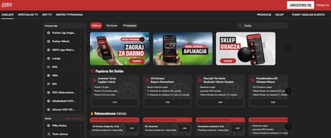 Tak wygląda strona internetowa bukmachera PZBuk. bukmacher PZBuk - strona internetowa