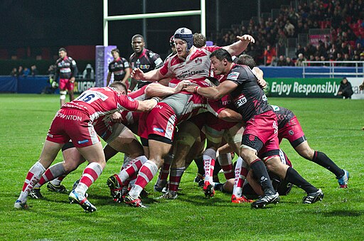 USO-Gloucester Rugby, 25.10.2014, maul