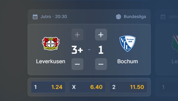 Wizjoner w STS - typ bukmacherski na 119. kolejkę (Bayer Leverkusen - VfL Bochum)