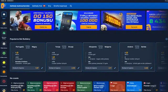 STS betting site - screenshot